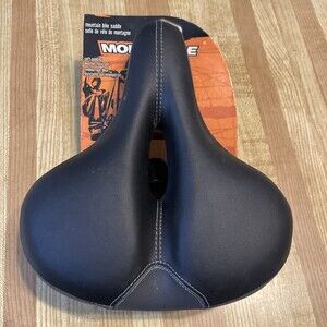 Mongoose Anatomical Relief Saddle Black Cover Sports Bike BMX Mountain Bicycle